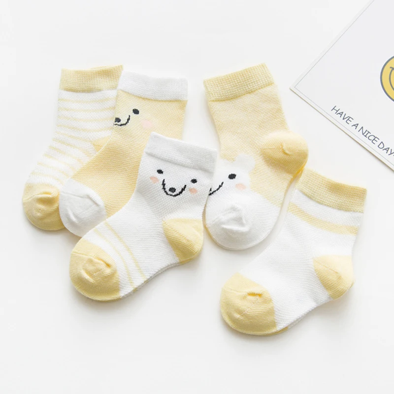 5 пар/комплект хлопковые носки для малышей новорожденных комплект мальчиков и