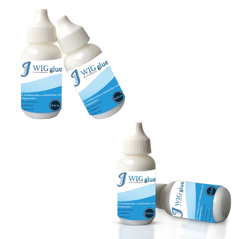Склеивающий клей невидимый для наращивания волос на сетке жидкий сменный