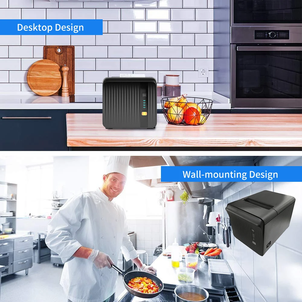 Термопринтер 80 мм совместимый с ESC/POS команды печати POS печать на рабочем столе