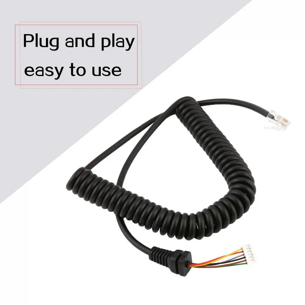 Профессиональная запасная крышка микрофона кабель провод шнура для Yaesu MH-48A6J FT-7800