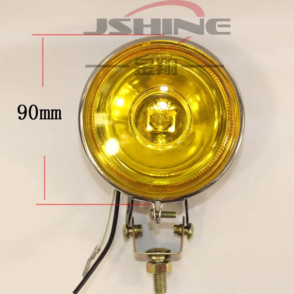 Пар 3 дюймов (точечный светодиодный светильник желтый Стекло 12V55W|Фара для авто в
