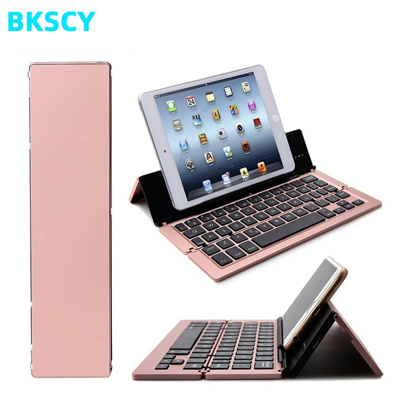 Bkscy Bluetooth складная беспроводная клавиатура с сенсорной панелью складные