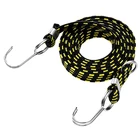 Эластичная резиновая веревка для багажа, шнур с крючком, велосипедная веревка, багажник на крышу велосипеда, фиксированный ремень, аксессуары для велосипедов, 1 м