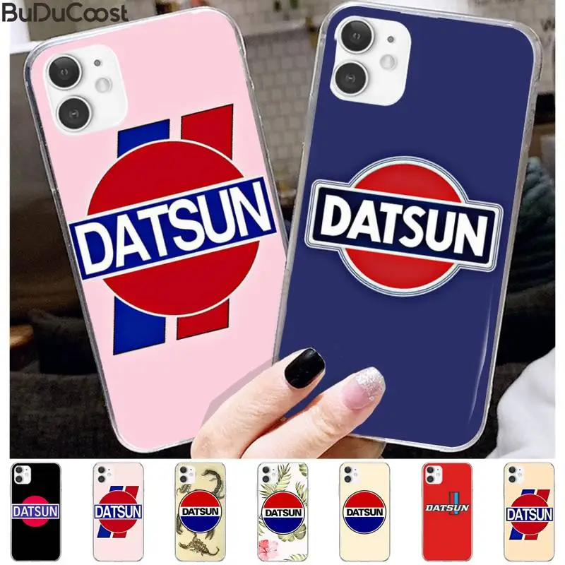 Роскошный автомобильный чехол Slok с логотипом Datsun роскошный уникальный дизайн