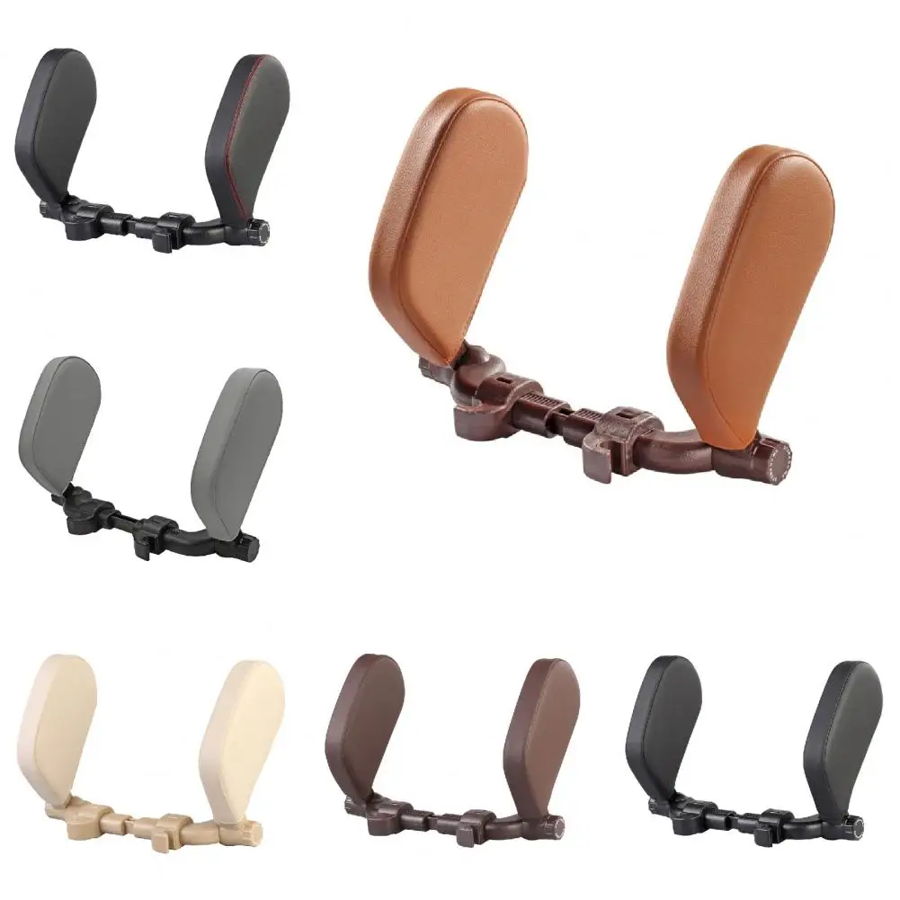 Soft Car Headrest Universal Double-sided PVC Kids Adults Head Support Vehicle Neck Pillow for SUV Accessories Goods | Автомобили и