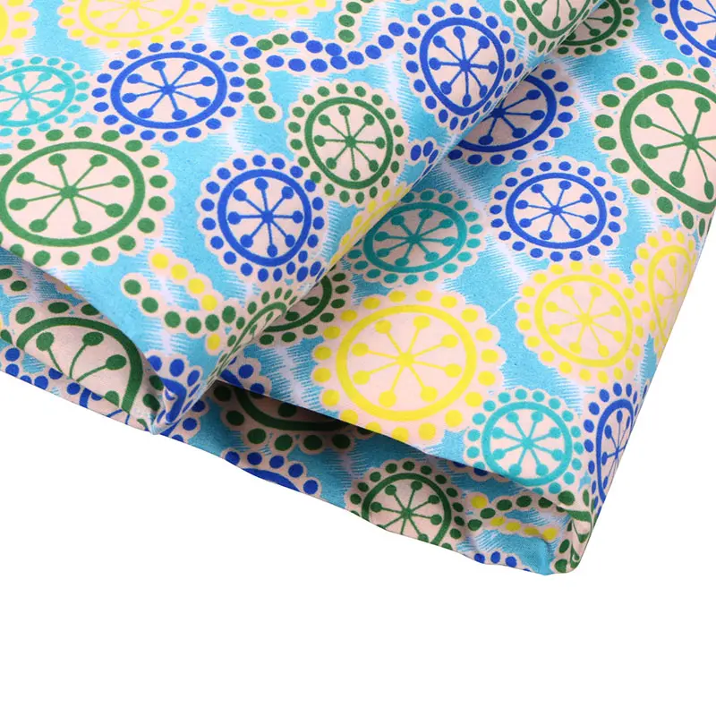 

Free shipping Ankara African Wax Veritable Real Wax Fabric Polyester Sewing Dress Material3yards 6yards/One Pieces FP6194