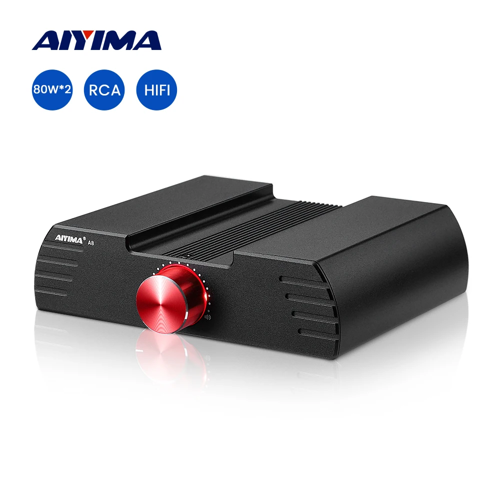 Усилитель мощности AIYIMA A8 MA12070 Hi-Fi усилитель 2 0 каналов стерео звуковой динамик 80Wx2