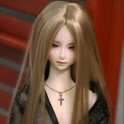 Новый стиль 13 14 16 18 Bjd SD кукла парик высокотемпературный провод длинный прямой парик для реальных