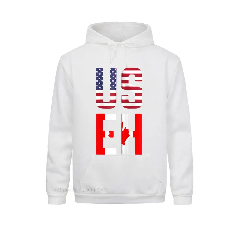 USEH Американский канадский флаг Смешные американские канадские новые толстовки