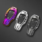 Чехол для автомобильного ключа, чехол для ключей для Mercedes Benz A B C S Class AMG GLA CLA GLC W221 W204 W205 W176, аксессуары, держатель, оболочка, брелок