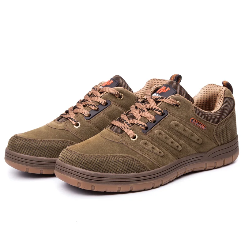 Мужские дышащие дезодорирующие защитные рабочие туфли повседневные уличные