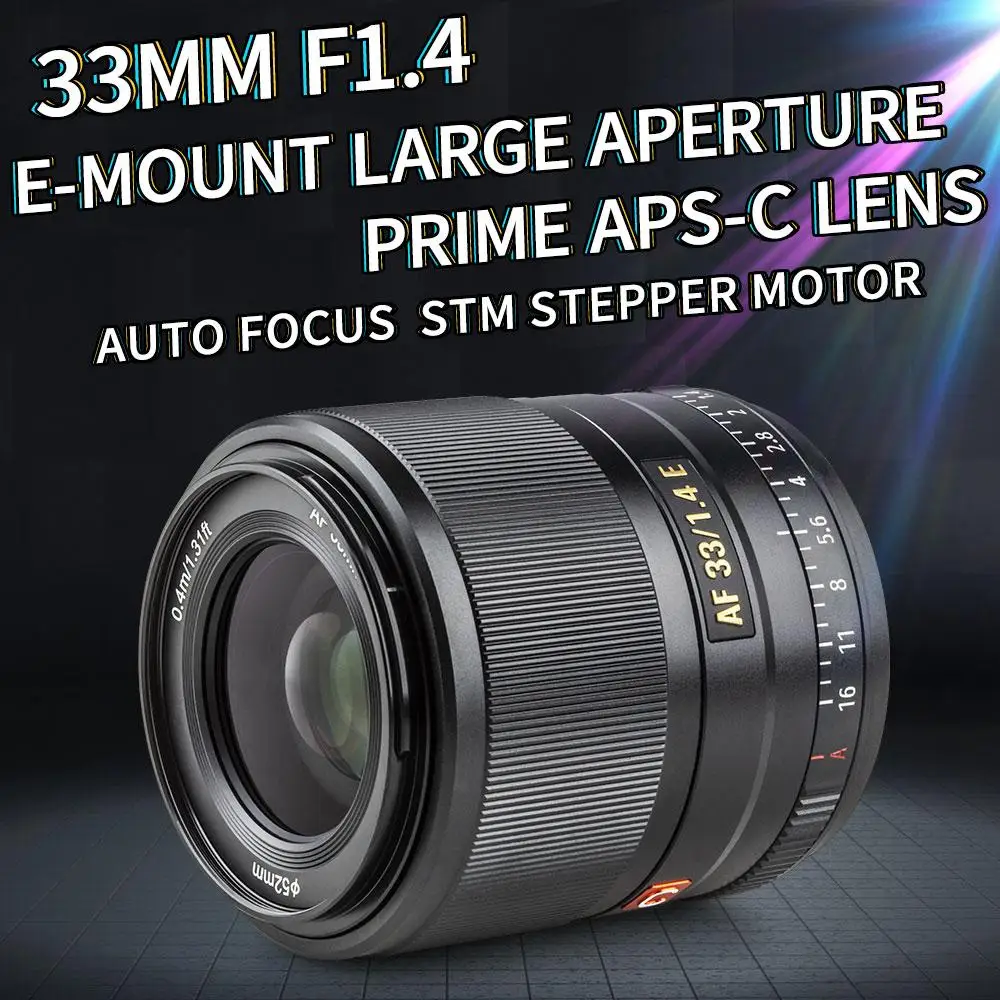 

VILTROX 23/33/56mm F1.4 24MM F1.8 Auto Focus Large Aperture APS-C Lens for Sony Lens E-mount Camera Lens A9 A7RIV A7II A7S A6600