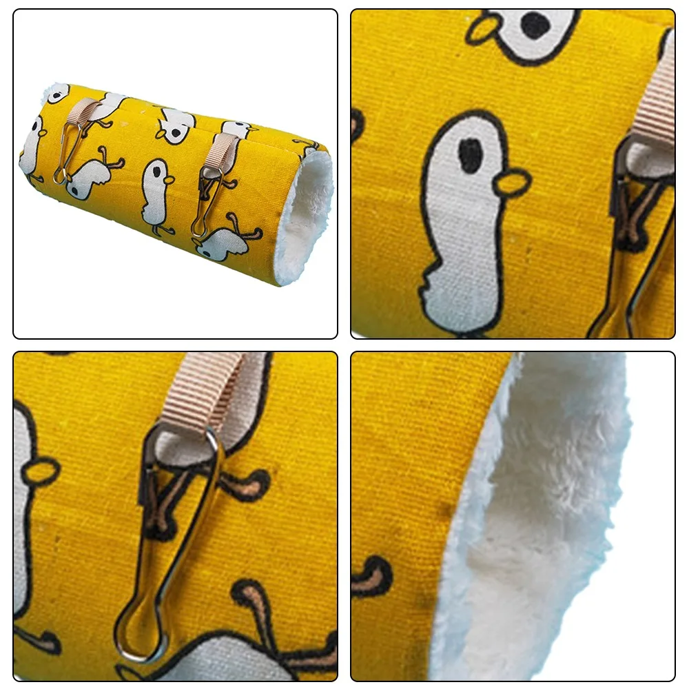 

Hamster Cage Ferret Tunnel Hammock For Rat Hamster Tube Toy Hanging Bed Cage Hamster Rabbit Small Animals Cage House Accessories