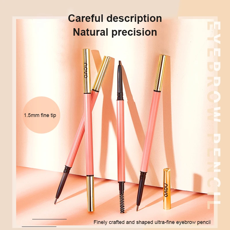 

4 Colors Ultra-fine Eyebrow Pencil No Smudging Waterproof Eyebrow Pen Waterproof Sweatproof Eye Makeup Cosmetics Women TSLM2