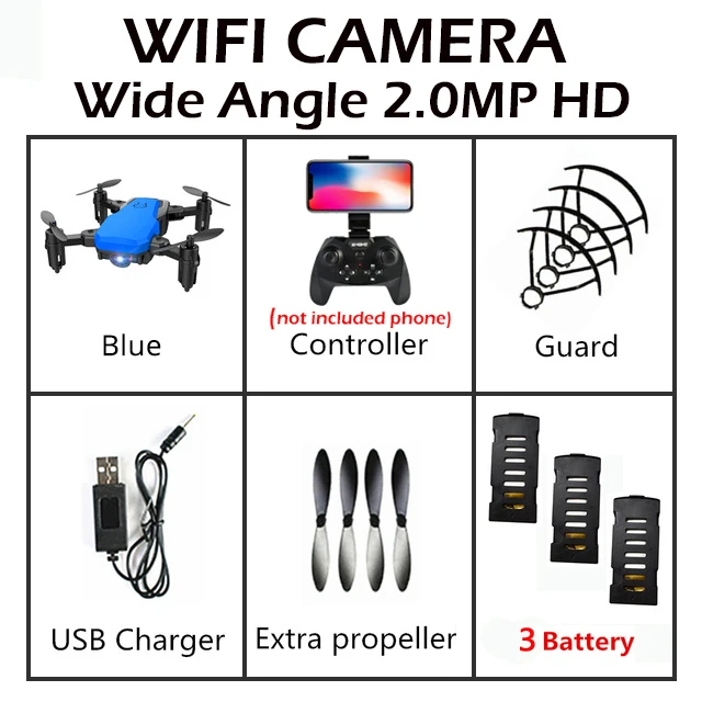 2.0MP Wide Angle 3B SG800 Дрон 2,4G FPV мини селфи Дрон RTF с Wifi камерой HD микро Радиоуправляемый квадрокоптер VS S9 S9W E58 E61 Дрон - Цвет: 2.0MP Wide Angle 3B