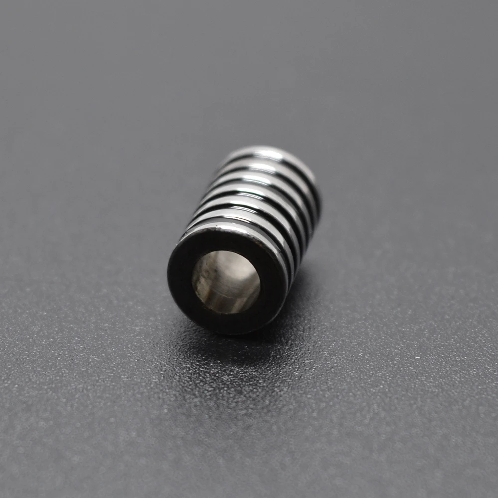 4 шт. / набор отверстие 5 мм / 6 мм нержавеющая стальная трубка с эмалью для изготовления браслетов ювелирных изделий оптом.