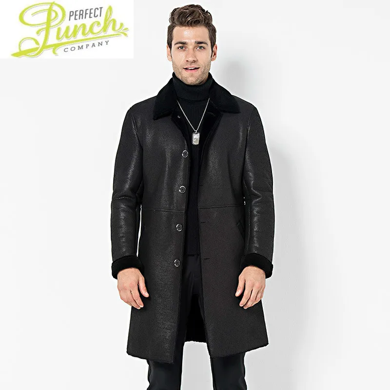 

Кожаная зимняя куртка из натуральной овчины, пальто для мужчин, теплые куртки из натурального меха ягненка, кожаные куртки YY576 87077