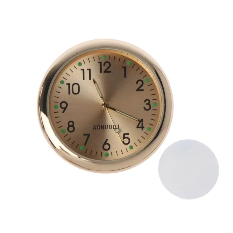 Универсальные автомобильные часы наклейка на электронные приборная панель