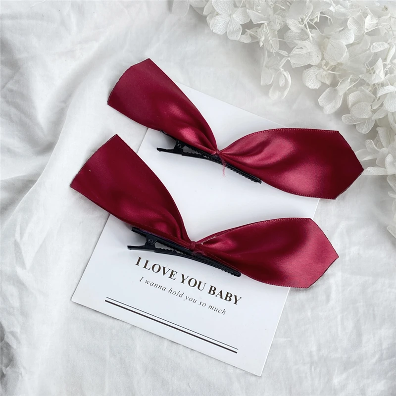 Женская шифоновая заколка-Пряжка черная вечерние лка-пряжка для волос аксессуар