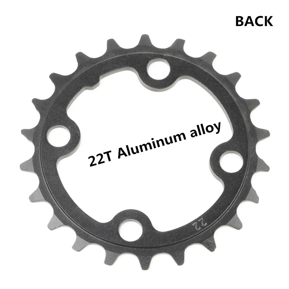 Круглая цепь MTB горный велосипед 104BCD 22T 24T 32T 34T 38T 42T 44T шатуны стали алюминиевый сплав зубная пластина запчасти