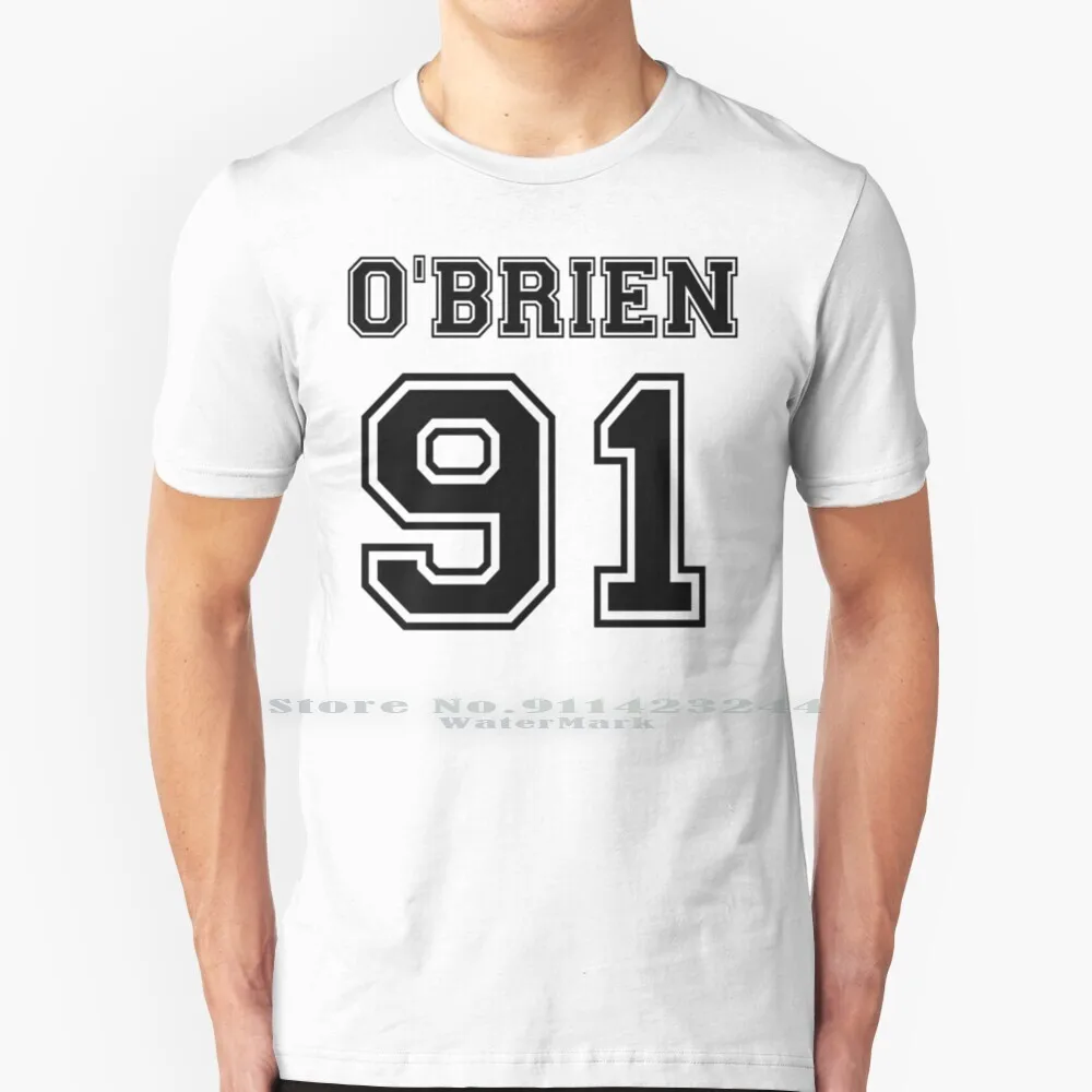 

O'brien 91 T Shirt 100% Pure Cotton Teen Wolf Dylan Obrien Colton Haynes Tyler Hoechlin Stiles Stilinski Sterek Maze Runner
