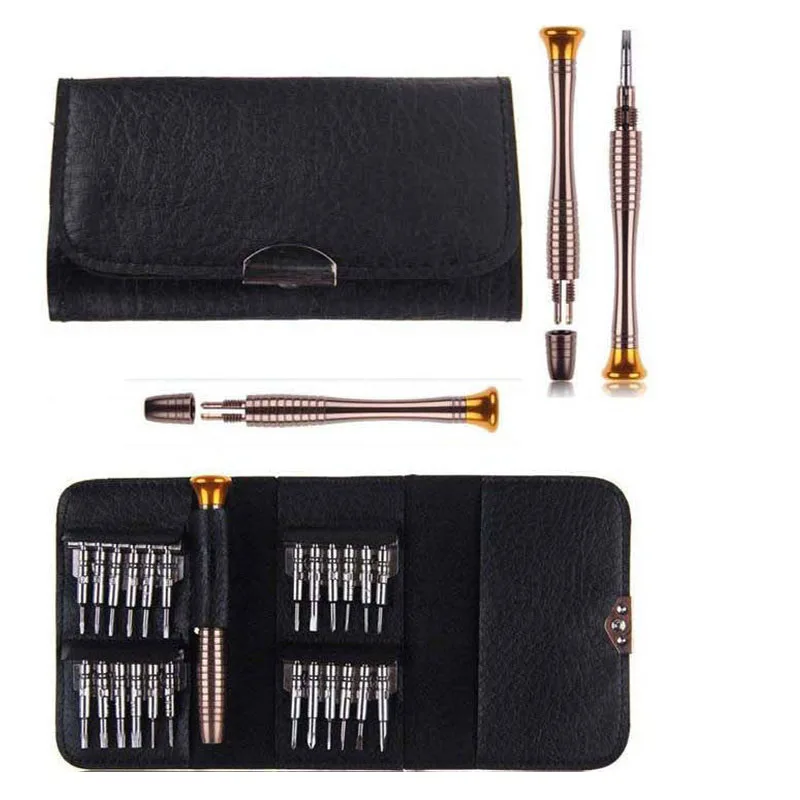 25 в 1 Набор прецизионных отверток сливы Iphone Android мобильный телефон ремонт часы
