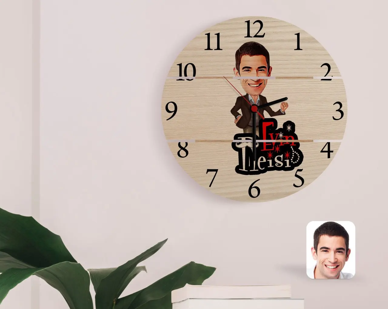 

Personalized House Chieftain Caricature Of Authentic Wooden Pallet Saat-2