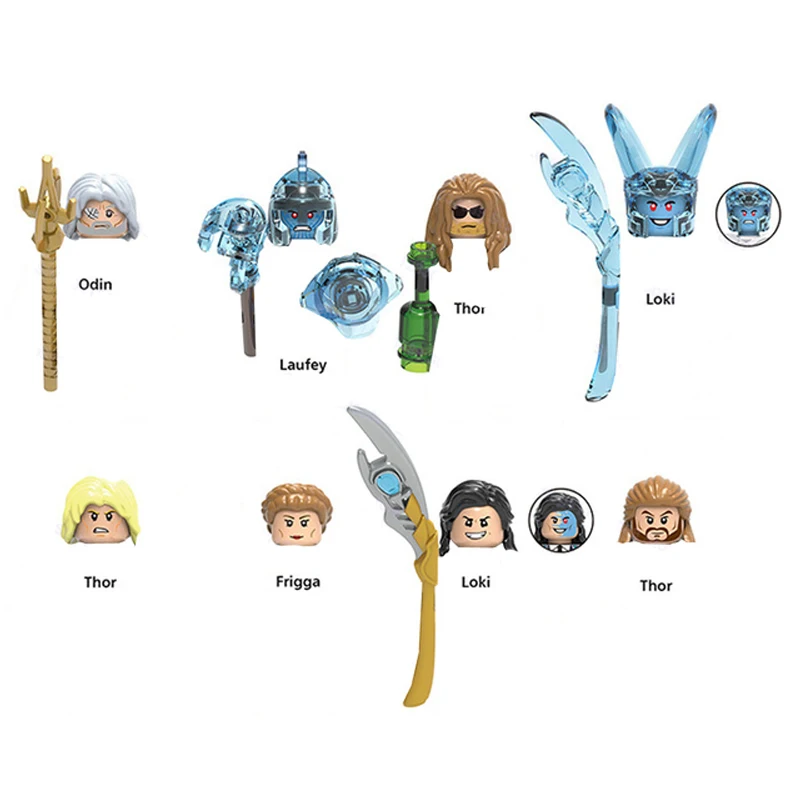 

Disney Blocks 8pcs/lot Marvel Super Heroes Building Blocks Iron Man Bricks Captain Figures Model Toys for Kids Birthday Gifts