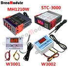 Цифровой регулятор температуры STC-3000 MH1210W W3001 W3002, терморегулятор, переключатель термометра, нагреватель, охладитель переменного тока 220 В