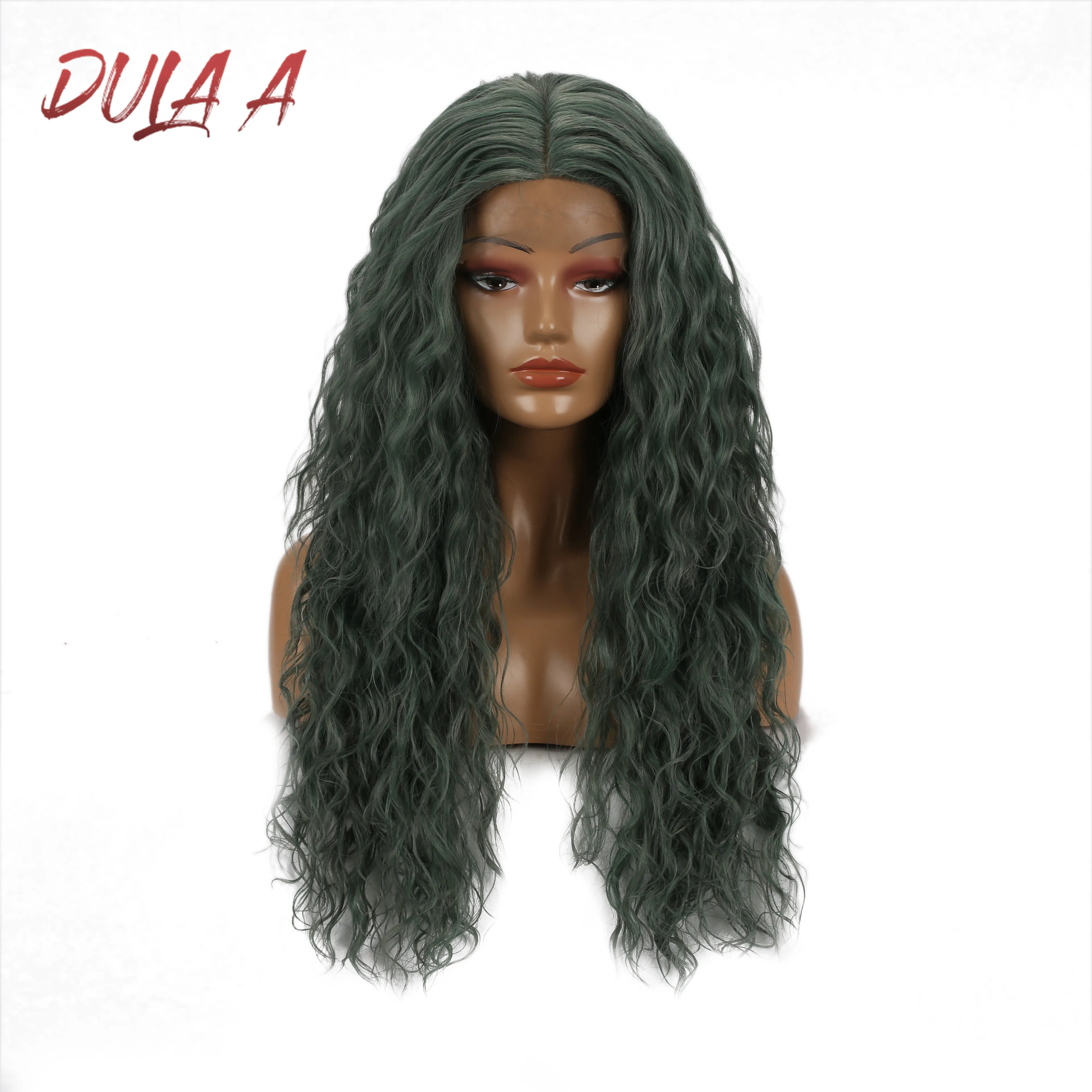 Парик для косплея чернокожих женщин синтетические на сетке спереди длинные