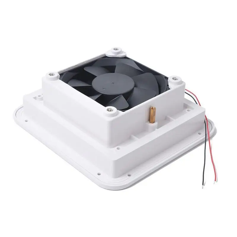 

12V RV Trailer Caravan Side One-Way Mute Air Vent Ventilation Blade Fan Blower Cooling