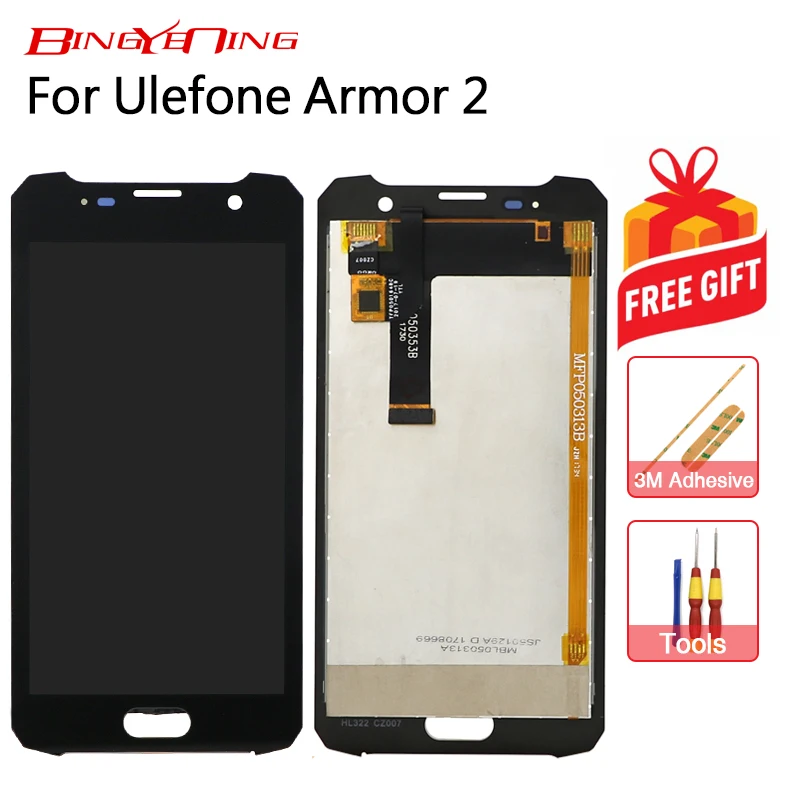 BingYeNing новинка оригинал для Ulefone Armor 2 сенсорный экран и ЖК-дисплей + рамка дисплей в