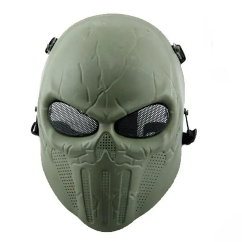 Военная армейская тактическая страйкбольная череп Скелетон полная защитная