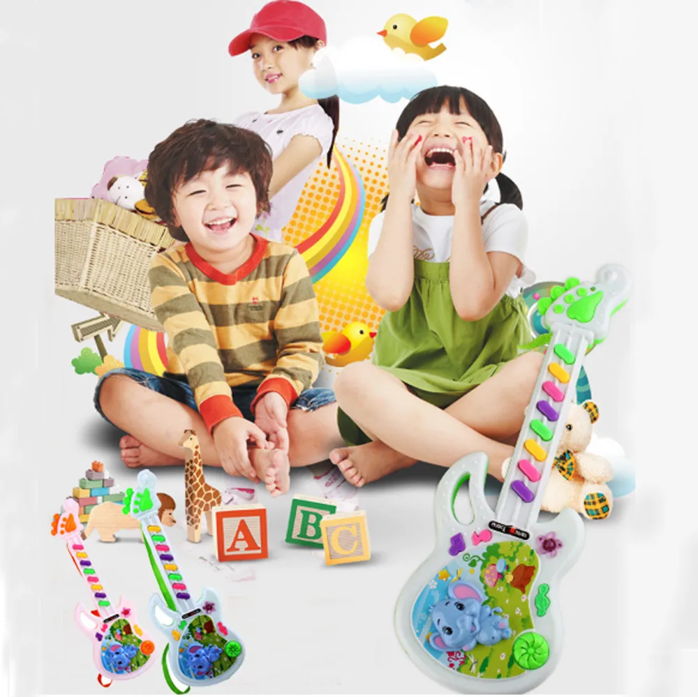 2021 neue elektrische gitarre spielzeug musical spielen für kid junge mädchen kleinkind lernen elektron spielzeug pädagogisches spielze