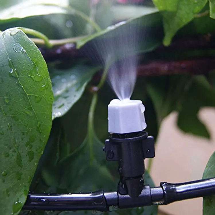 Черные садовые разбрызгиватели 5 шт./лот насадки и тройники для насоса полива