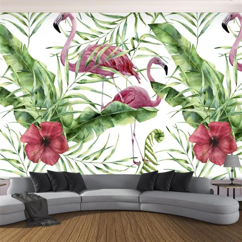Большие фрески wellyu на заказ модное украшение для дома ручная роспись тропические