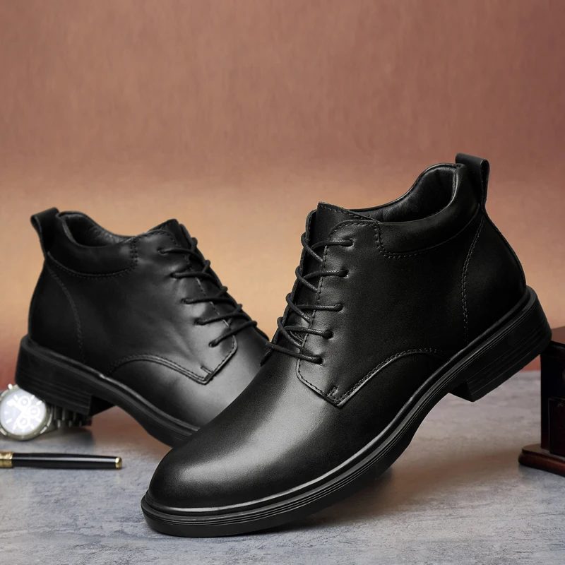 Мужские туфли Новинка Повседневное 100% из натуральной кожи на плоской подошве