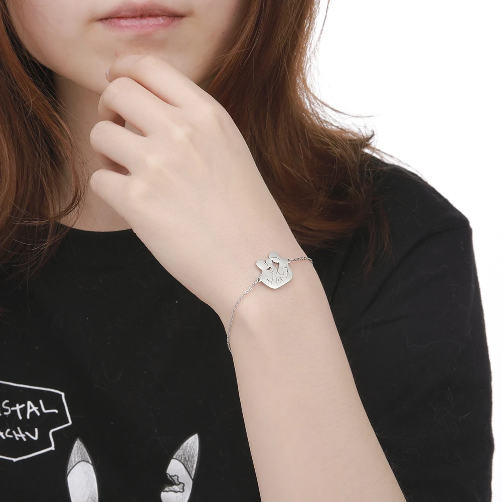 Skyrim Семейный браслет для мамы папы и ребенка браслеты-цепочки из нержавеющей