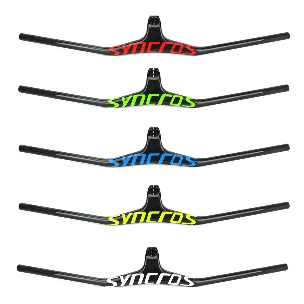 Новейший цветной логотип Syncros интегрированный руль для горного велосипеда UD