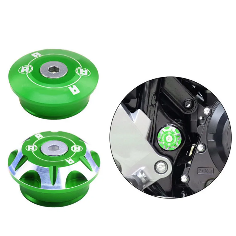 

Крышка и штекер корпуса из алюминиевого сплава для мотоцикла, декоративная рамка для Kawasaki Ninja400 Z400