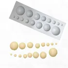 Прозрачная силиконовая форма из смолы, декоративное ремесло, сделай сам, различные размеры, в форме шара Вселенной, эпоксидные формы для шоколада, торта