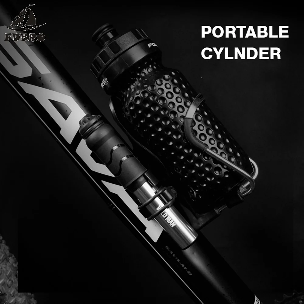 Миниатюрный велосипедный насос FDBRO из сплава портативный воздушный для горного