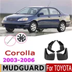 Брызговики для Toyota Corolla 2006-2003, Toyota Corolla 2005, брызговики, брызговики для автомобилей 2004
