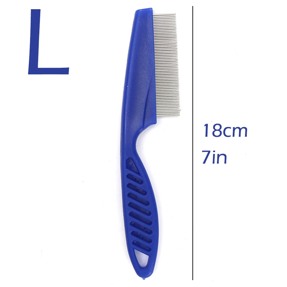Blue-L Щетка для кошек Расческа для домашних животных для собачья шерсть Расческа Щетка для удаления кошек падающие волосы маленькие собаки уход за щенком инструменты для массажа кошек - Цвет: Blue-L