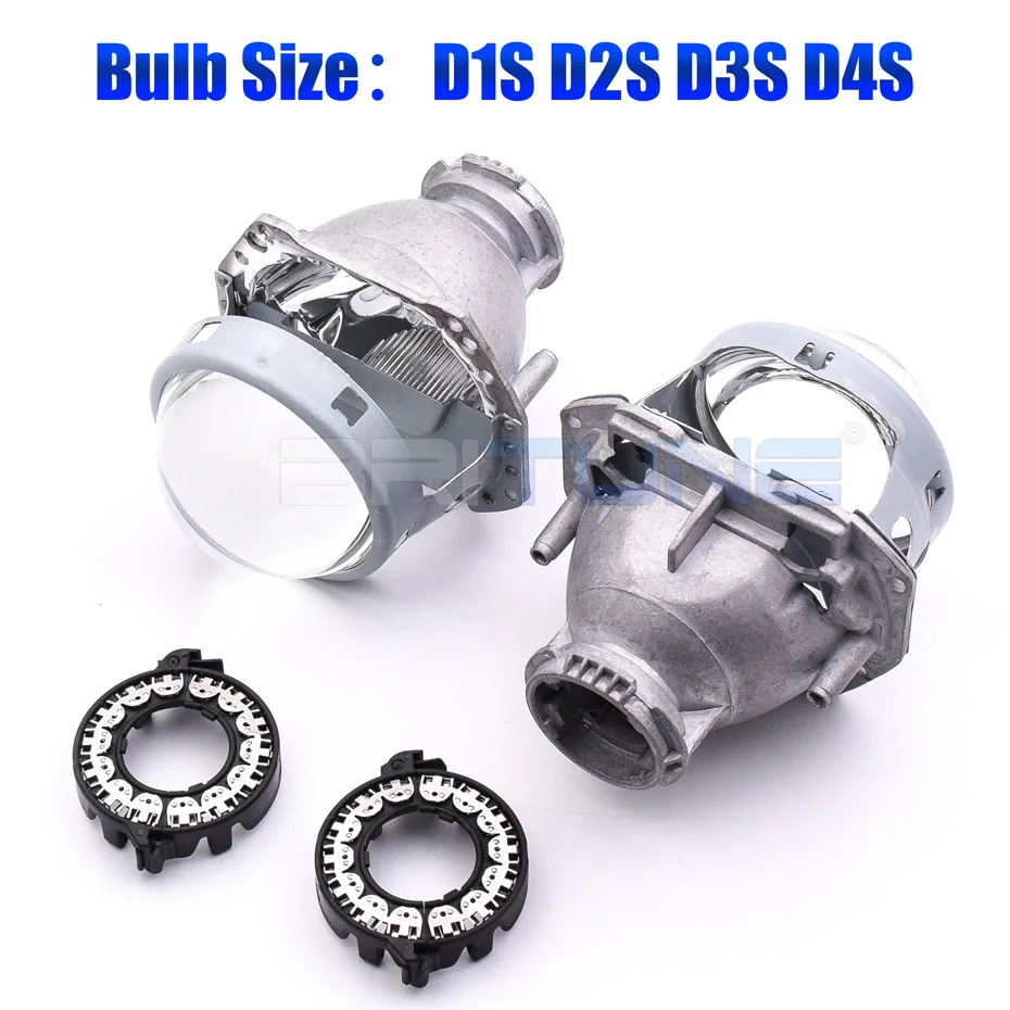 

Линзы для автомобильных фар HID линзы проектора 3,0 дюйма для Hella 3R G5 D1S D2S D3S D4S H7 светодиодные галогенные ксеноновые одиночные модификации при слабом освещении, линза в фару, аксессуары для авто, тюнинг авто