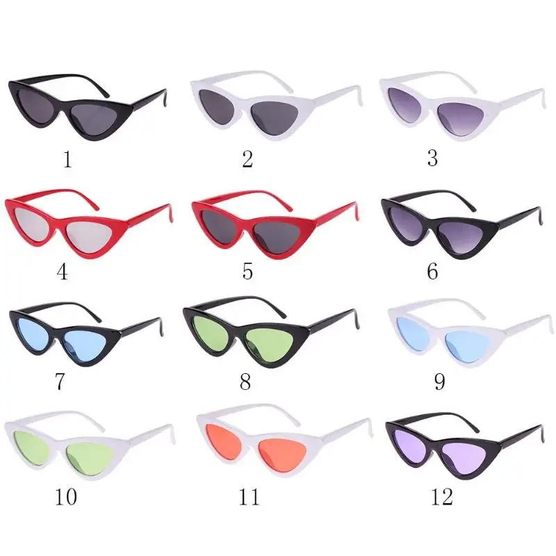 Модные оттенки винтажные женские очки кошачий глаз на открытом воздухе