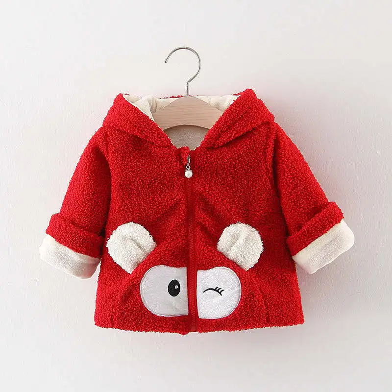picture color Младенец bibicola куртки для маленьких девочек мода bebe мультфильм мех толстовки Верхняя одежда малышей Детская одежда детские спортивные куртки пальто - Цвет: picture color