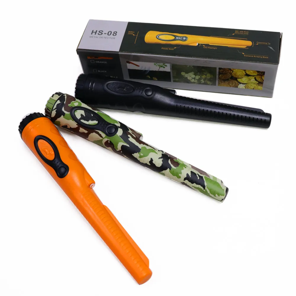 

New Arrival Handheld Metal Detector IP68 level Underwater 5 Meters Detector HS-08 Three Detection Modes Check for Gold Coin