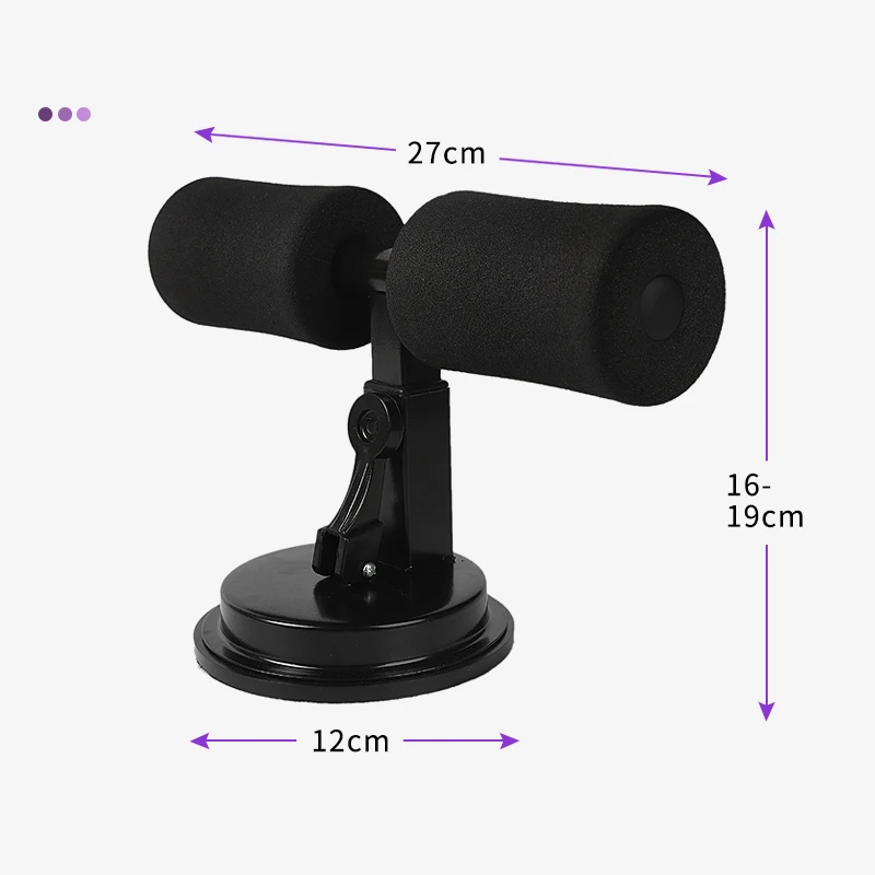 구매 싯업 어시스턴트 복부 코어 운동 싯업 바, 피트니스 싯업 운동 장비, 휴대용 흡입 스포츠 홈 체육관 드롭쉽