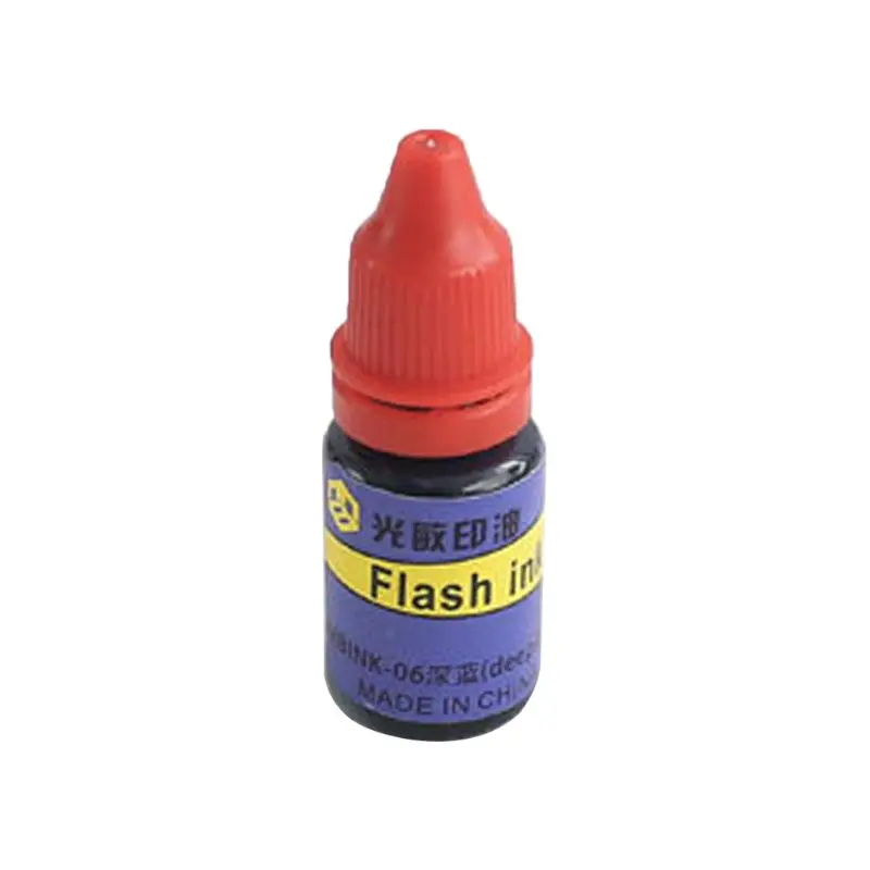 

10ml Flash Refill Ink For Photosensitive Seal Stamp Oil Stamping Machine DIY Office Supplies
